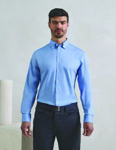 Premier wholesale PR284 light blue long sleeve shirt