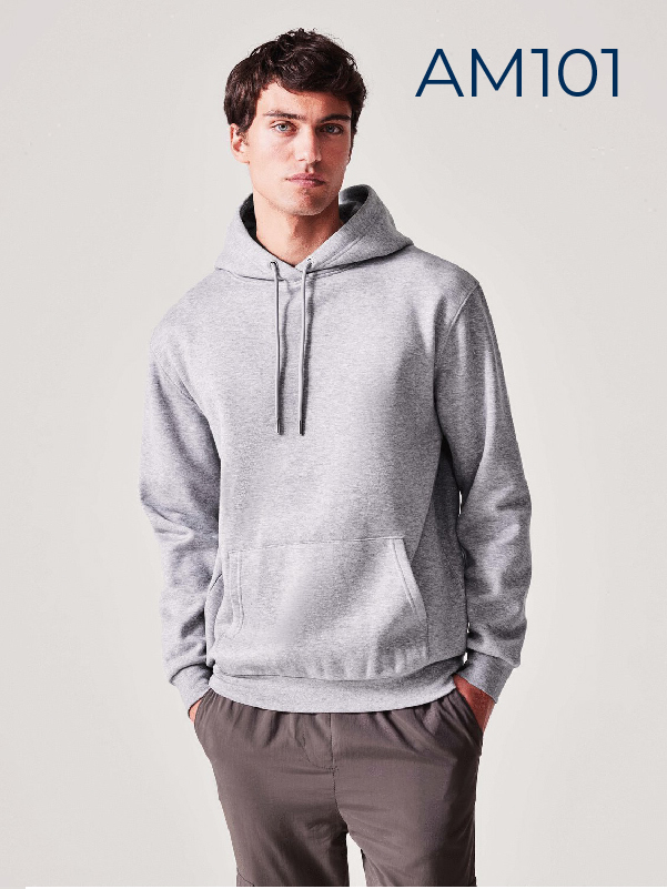 Anthem AM101 grey hoodie perfect - ideal blank for customisation 