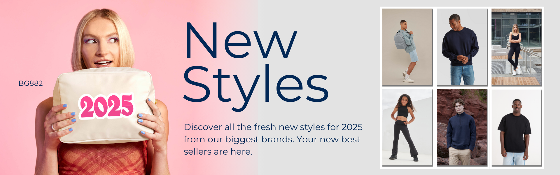 New styles from big brands such as Gildan, AWDis, Regatta