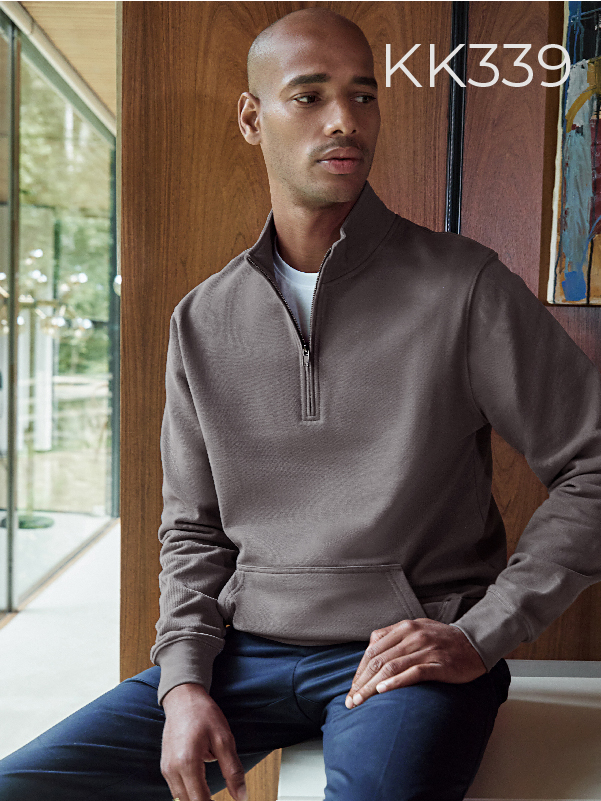 Kustom Kit 1/4 zip sweatshirts - perfect for corporate uniforms